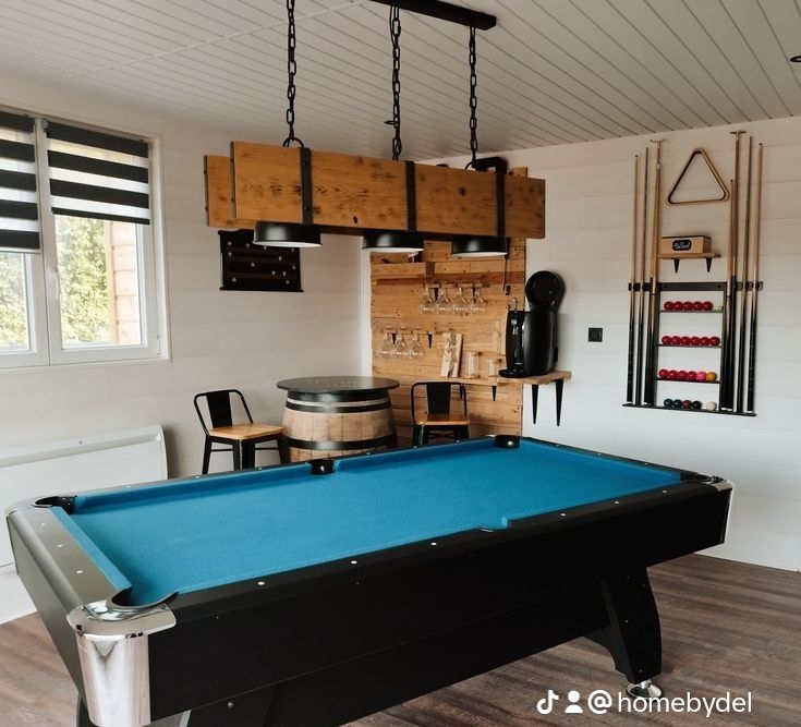 Création d’une salle de billard